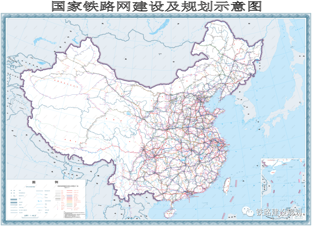 最新國(guó)家鐵路網(wǎng)建設(shè)及規(guī)劃示意圖•2023年5月版